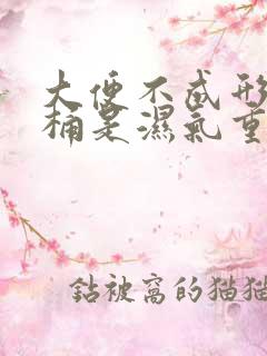 大便不成形粘马桶是湿气重吗