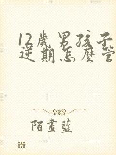 12岁男孩子叛逆期怎么管教