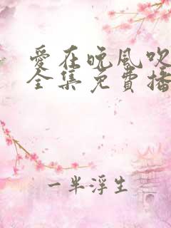 爱在晚风吹短剧全集免费播放