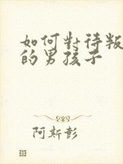 如何对待叛逆期的男孩子