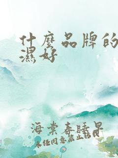 什么品牌的尿不湿好