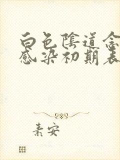 白色阴道念珠菌感染初期表现