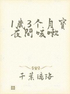 1岁3个月宝宝夜间咳嗽