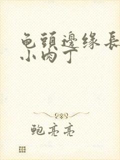 龟头边缘长一圈小肉丁