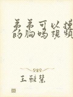 弟弟可以摸姐姐的胸吗视频