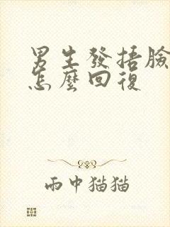 男生发捂脸表情怎么回复