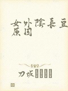 女外阴长豆豆啥原因