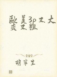 欧美3p又大又爽又粗