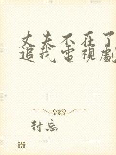 丈夫不在了老公追我电视剧免费观看
