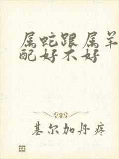 属蛇跟属羊的婚配好不好