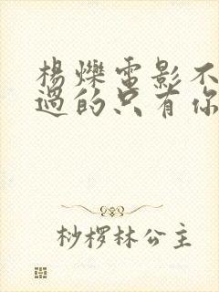 杨烁电影不能错过的只有你演员表