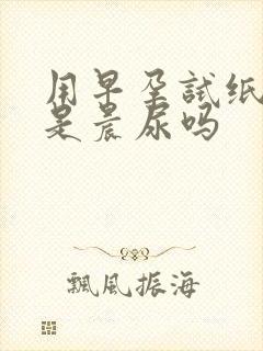 用早孕试纸必须是晨尿吗