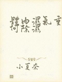 体内湿气重,如何除湿