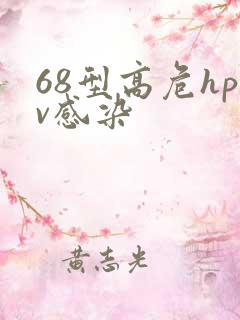 68型高危hpv感染