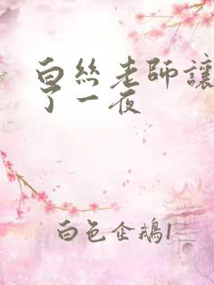 白丝老师让我爽了一夜