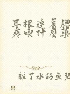 耳根连着腮帮子疼吃什么药