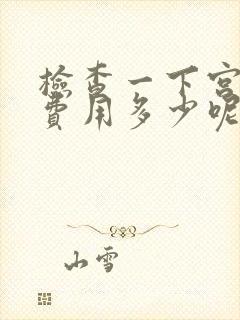 检查一下宫腔镜费用多少呢