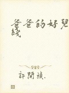 爸爸的好儿子在线