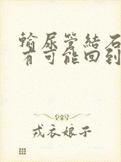 输尿管结石有没有可能回到肾里面