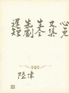 迟先生又心动了短剧全集免费播放剧