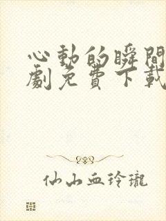 心动的瞬间电视剧免费下载