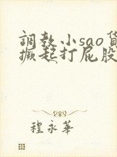 调教小sao货撅起打屁股小说