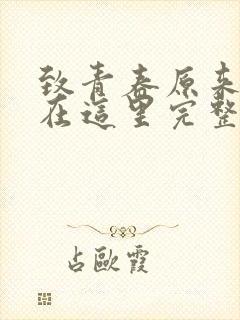 致青春原来你还在这里完整版无删减