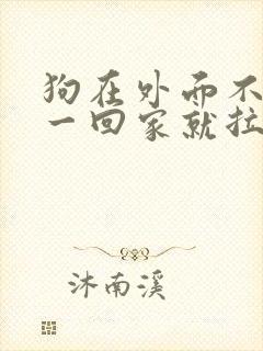 狗在外面不拉屎一回家就拉尿怎么办