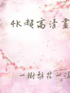 4k超高清画质