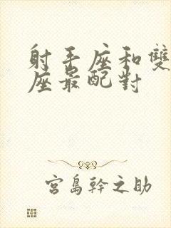 射手座和双子星座最配对