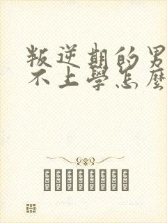 叛逆期的男孩子不上学怎么办