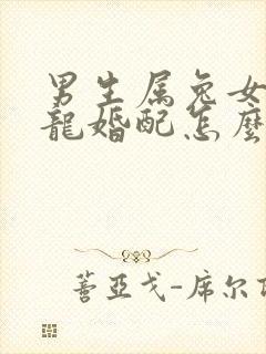 男生属兔女生属龙婚配怎么样