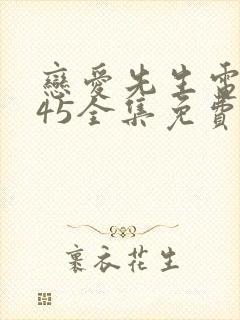 恋爱先生电视剧45全集免费观看完整版