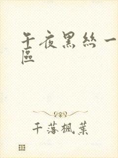 午夜黑丝一区二区