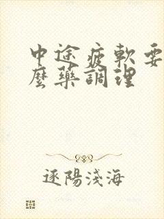 中途疲软要吃什么药调理