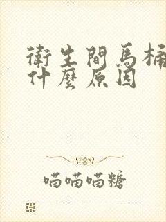 卫生间马桶反味什么原因