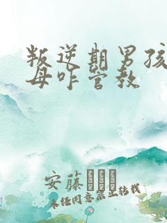 叛逆期男孩子父母咋管教