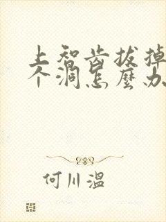 上智齿拔掉后有个洞怎么办