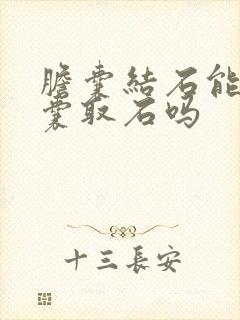 胆囊结石能保胆囊取石吗