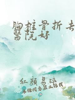 胸椎骨折去哪家医院好