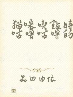 猫咪吃饭时发出咕噜咕噜的声音