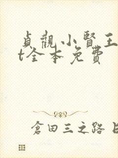 贞观小贤王txt全本免费