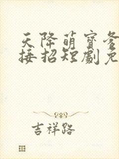 天降萌宝爹地快接招短剧免费看