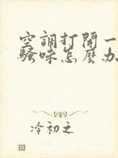 空调打开一股尿骚味怎么办