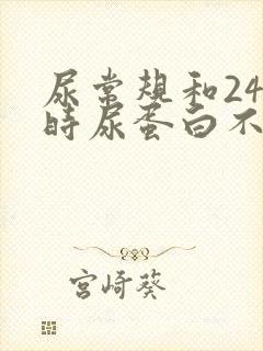 尿常规和24小时尿蛋白不一致