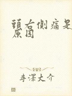 头右侧痛是什么原因