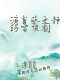 演员蔡文静演过的电视剧