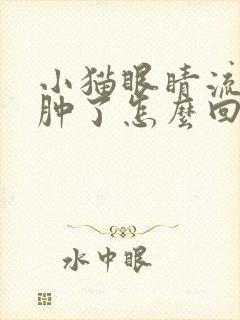 小猫眼睛流眼泪肿了怎么回事