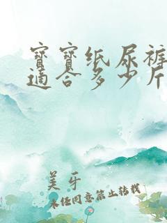 宝宝纸尿裤l码适合多少斤