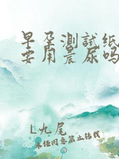 早孕测试纸一定要用晨尿吗